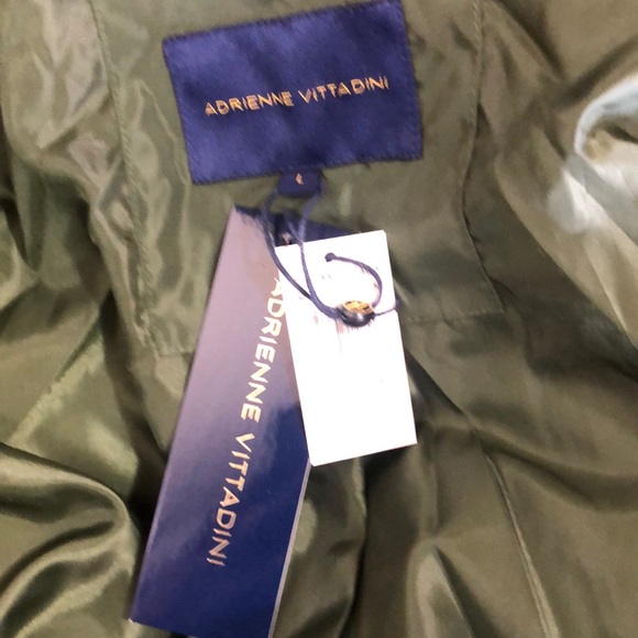 NWT ADRIENNE VITTADINI Long Puffer Coat Jacket with faux fur trim - Picture 7 of 16